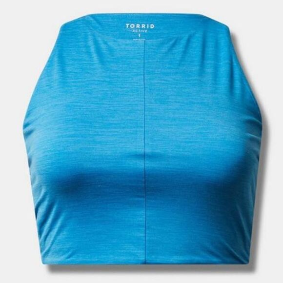 Torrid Low Impact Wireless High Neck Longline Active Top - Picture 4 of 4